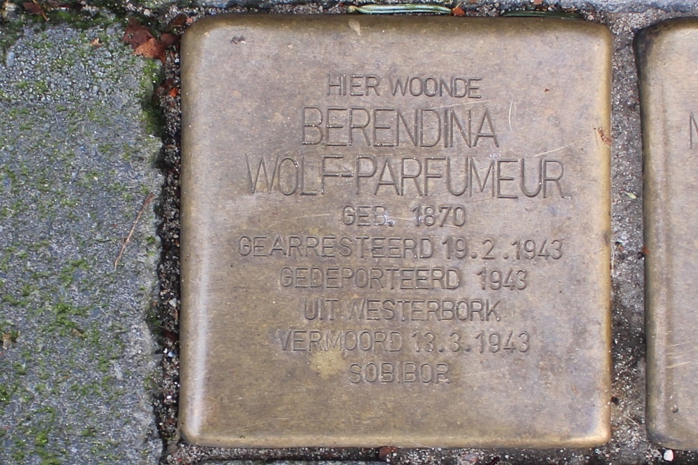 Stolpersteine Goudsbloemlaan 61 #2