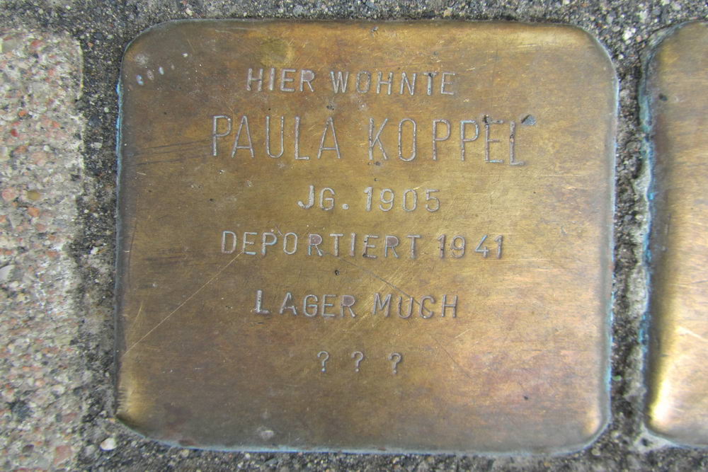 Stolpersteine Brandstraße 42-44