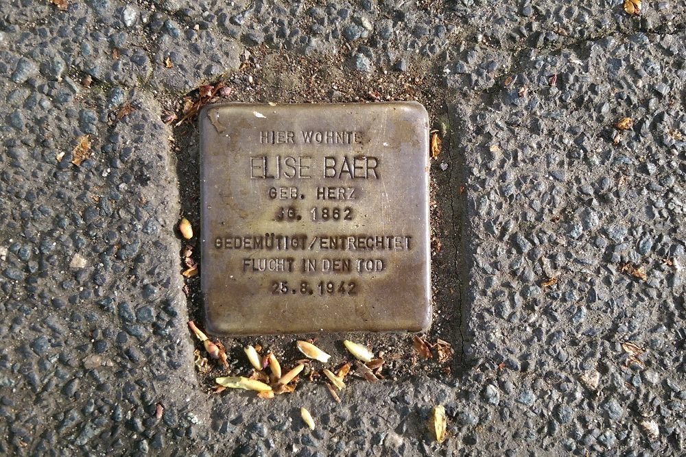 Stolperstein Adelheidstrae 18