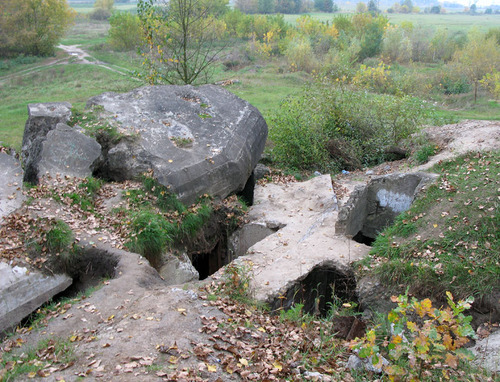 Stalin Line - Remains Casemate No. 407