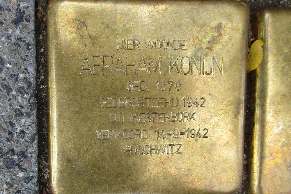 Stolpersteine Van Imhoffstraat 39 #2