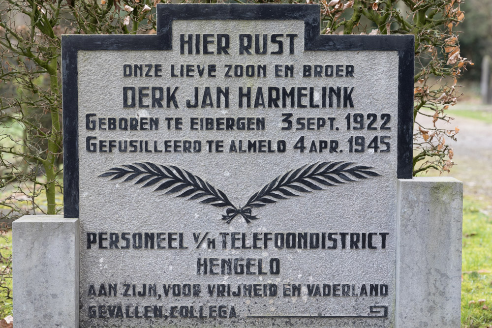 Nederlandse Oorlogsgraven Algemene Begraafplaats Eibergen