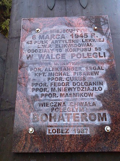 Monument Poolse 43e Lichte Artillerieregiment #2