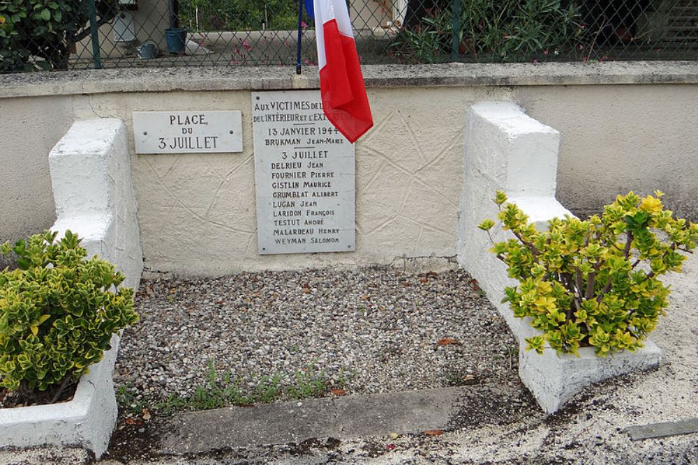 Monument Duitse Actie 3 Juli 1944 #1
