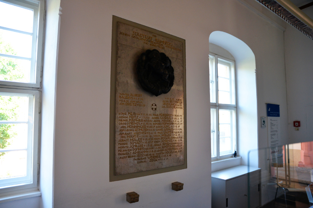 Monument Slachtoffers Personeel Stad Bamberg #2