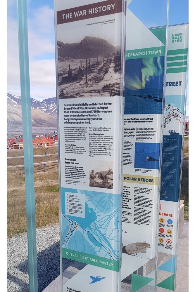 Informatiebord Longyearbyen #3