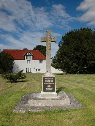 Oorlogsmonument Aston Rowant #1