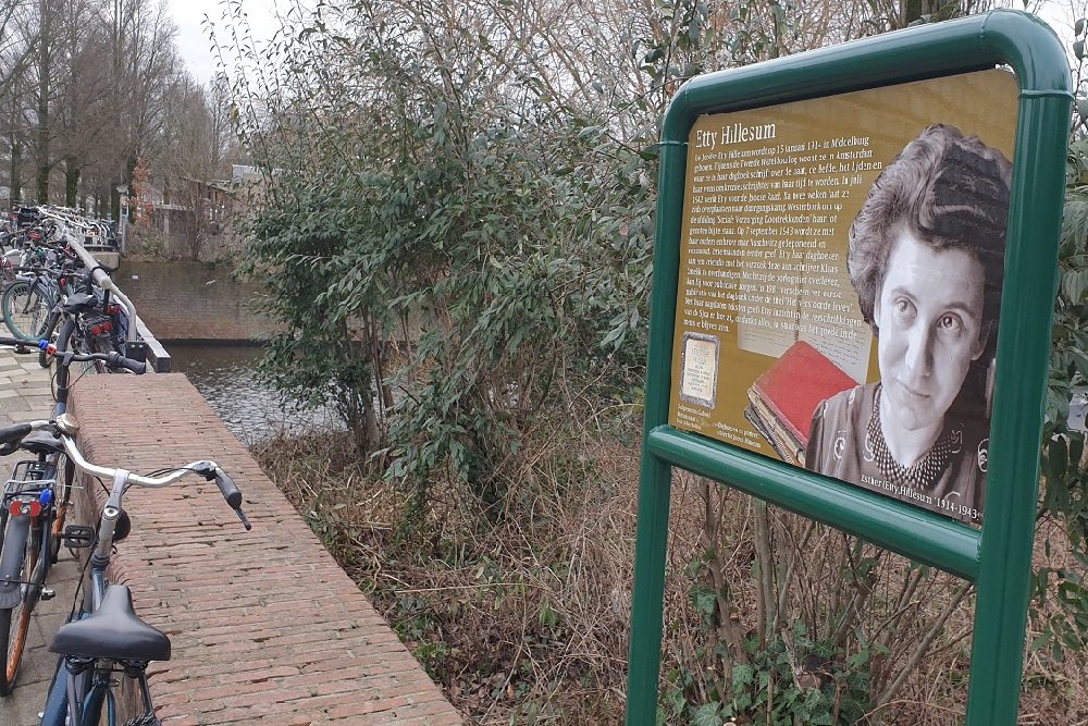 Memorial Plates Slotermeer Etty Hillesum Bridge #2