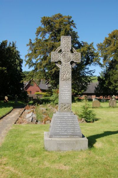 Oorlogsmonument Castle Caereinion