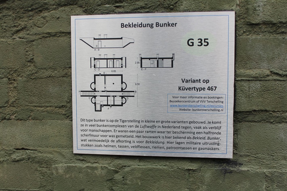 German Radarposition Tiger - Kvertype 467 Bekleidungbunker #3