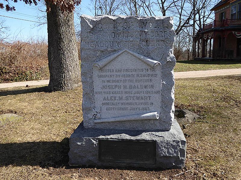 Monument 149th Pennsylvania Infantry - Company D
