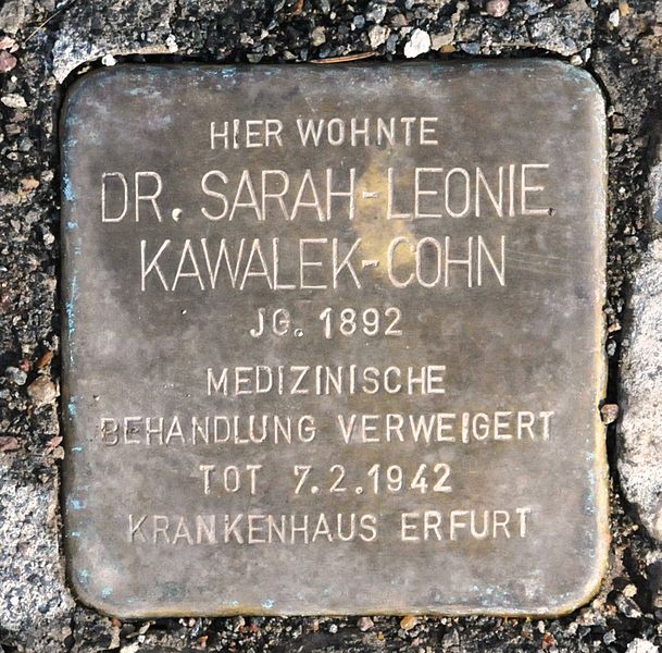 Stolperstein Finsterberger Weg 5