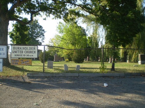 Oorlogsgraf van het Gemenebest Burkholder Cemetery #1