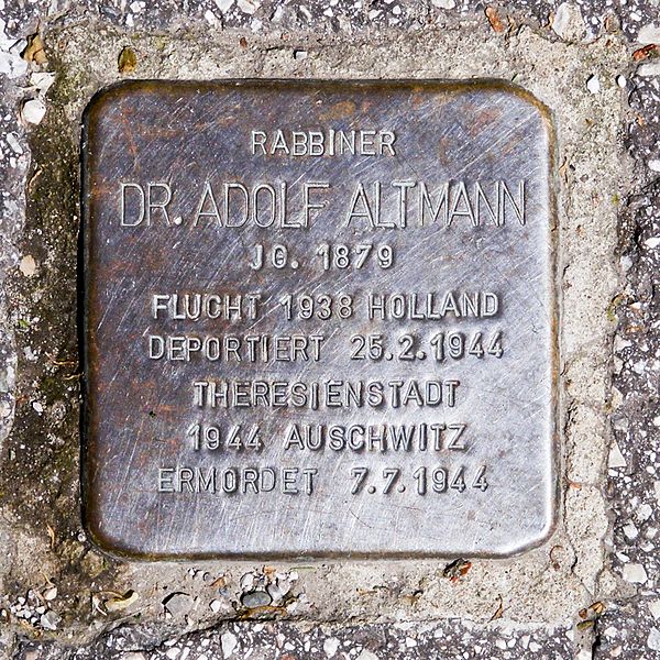 Stolperstein Lasserstraße 8 #1