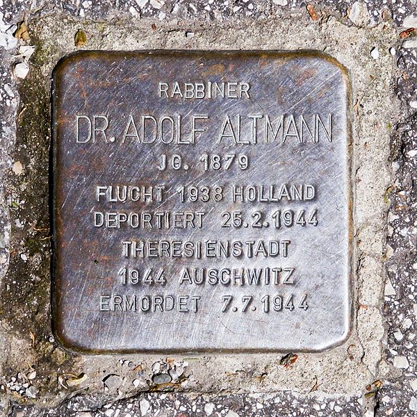 Stolperstein Lasserstrae 8 #1