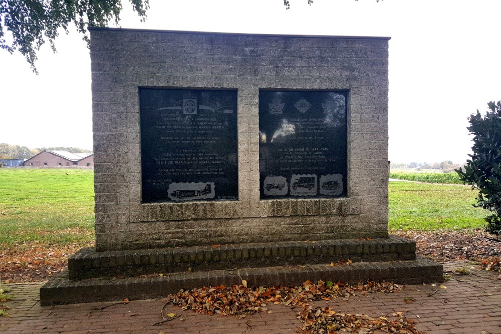 Monument 82nd Airborne Division and the 1st Canadian Army #1