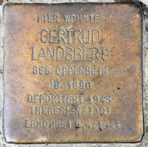 Stolpersteine Bayerische Strae 9