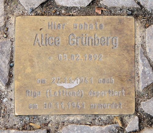 Memorial Bamberger Straße 18