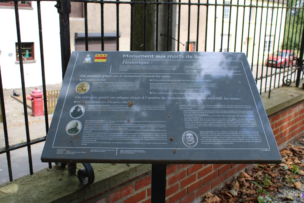 Oorlogsmonument Boignée	 #5