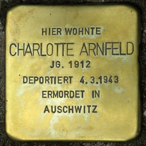 Stolperstein Binzstraße 66 #1