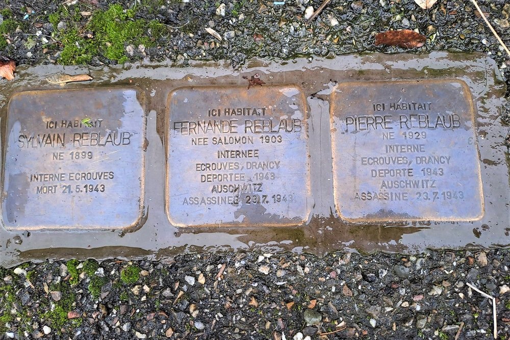 Stolpersteine Route de Rothbach 18 #1