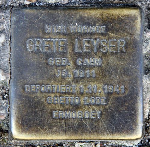 Stolpersteine Fürbringerstraße 18