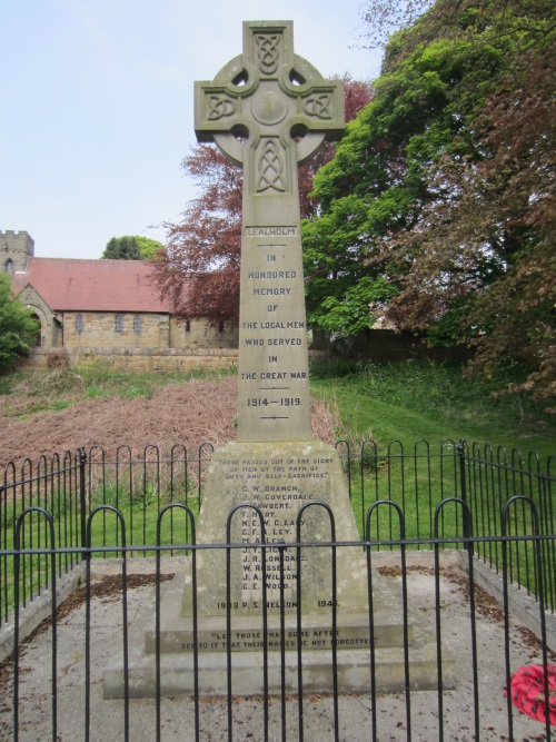 War Memorial Lealholm #1