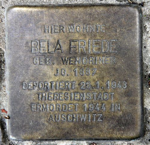 Stolpersteine Aachener Strae 4 #1