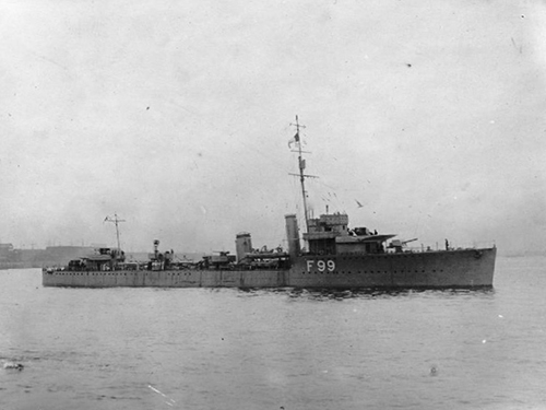 Scheepswrak HMS Valentine (L-69) #1