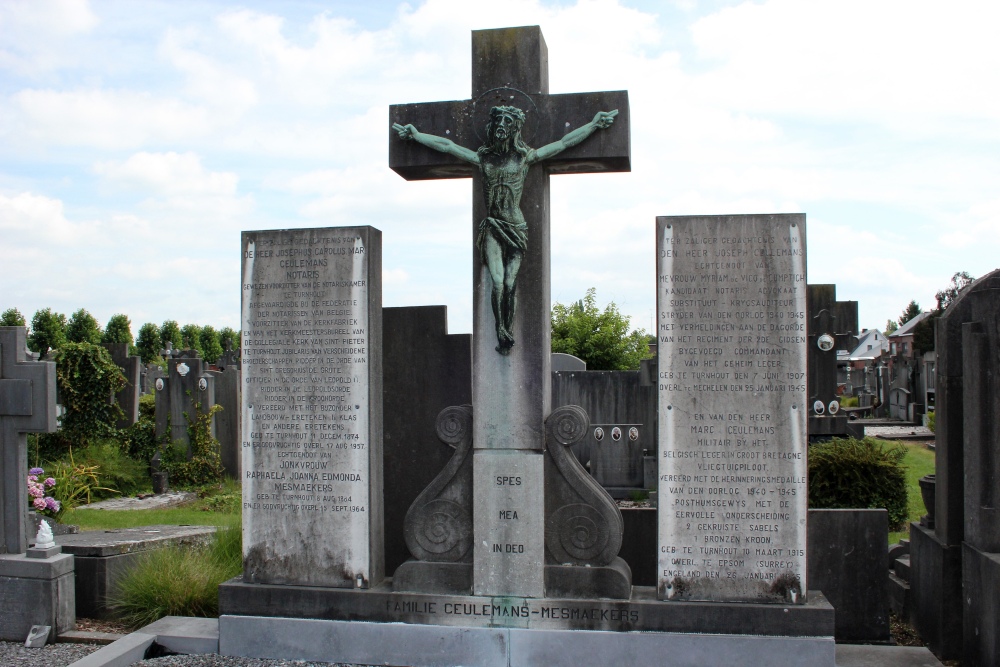 Belgian War Graves Municipal Cemetery Turnhout #4