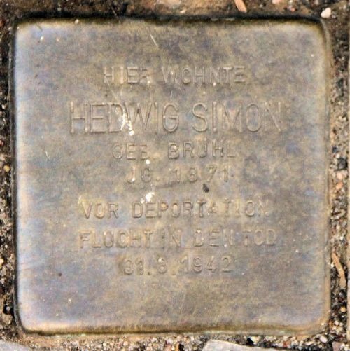 Stolpersteine Helmstedter Strae 10 #1