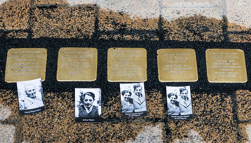 Stolpersteine 6 Rue de La Gare #1