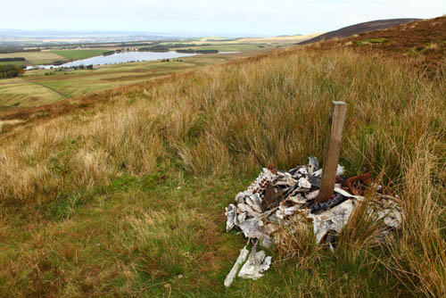 Crash Site & Wreckage Junker Ju 88 Bomber Silverburn #1