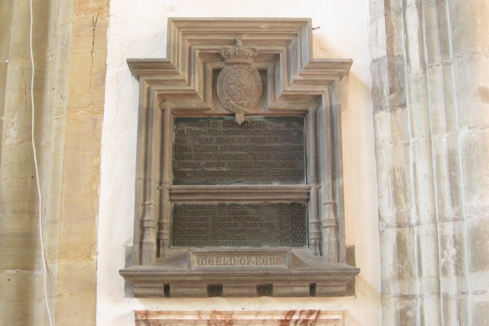 Monument Boerenoorlog 2nd Volunteer Battalion The Buffs