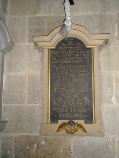 Oorlogsmonument All Saints Church #1