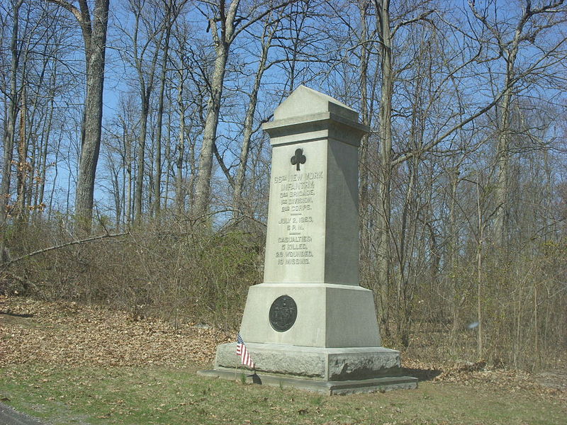 Monument 66th New York Volunteer Infantry Regiment 