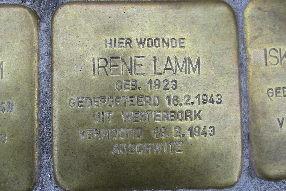 Stolpersteine Sophiastraat 46 #3