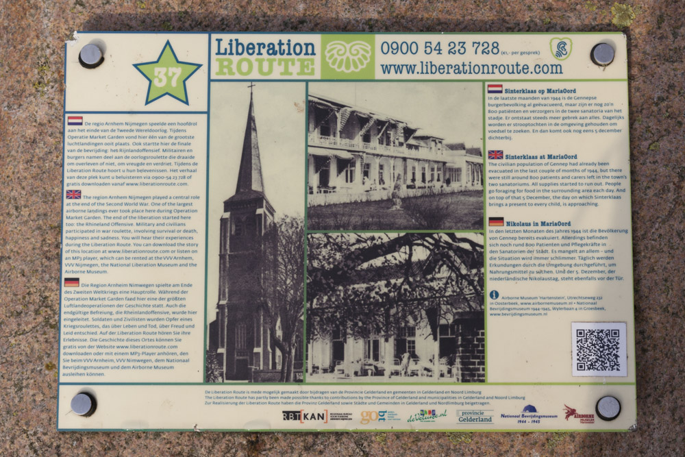 Liberation Route Marker 037: Sinterklaas at Mariaoord #2