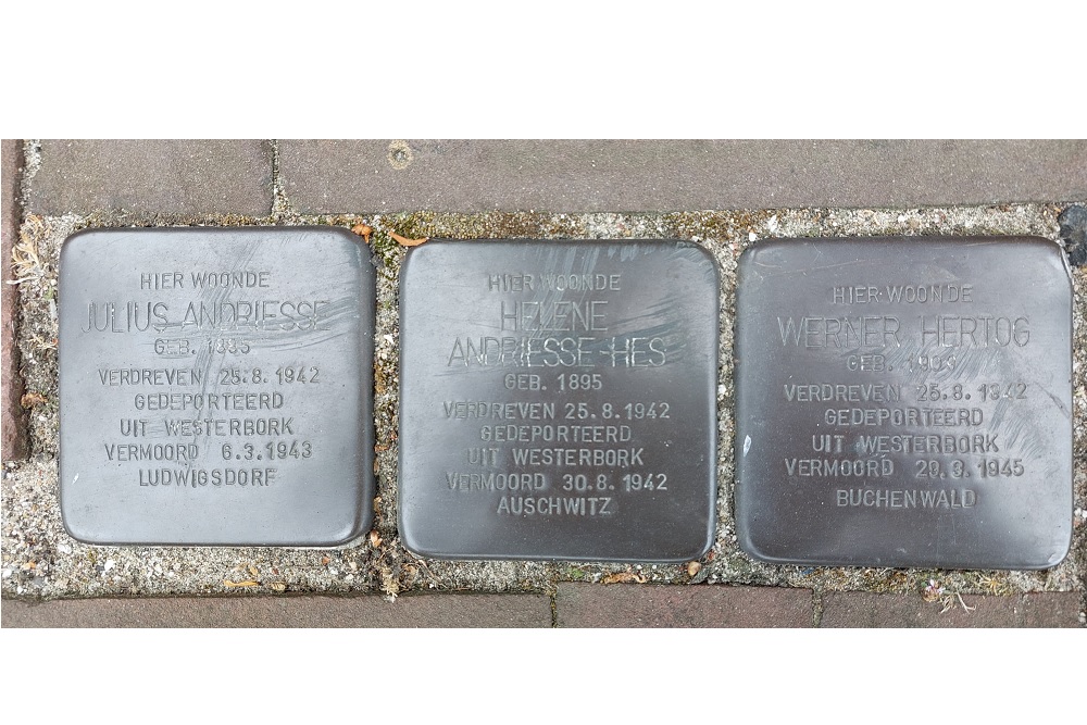 Stolpersteine Brugstraat 16 #2