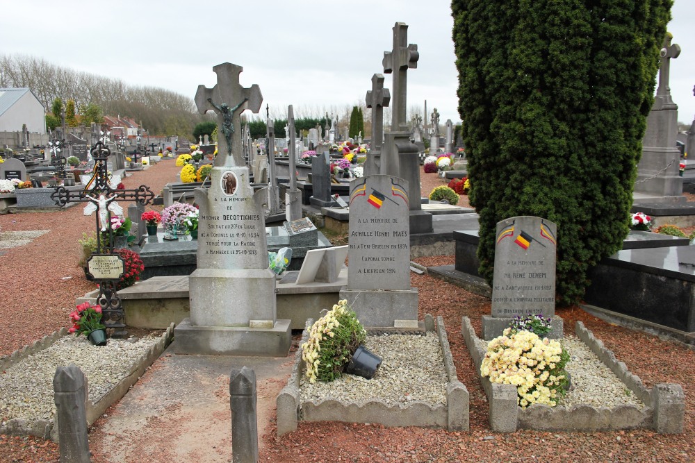 Belgische Oorlogsgraven Comines #1