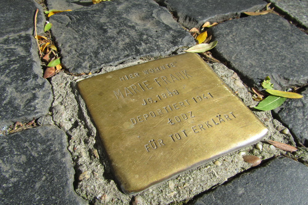 Stumbling Stone Sankt-Apern-Straße 26