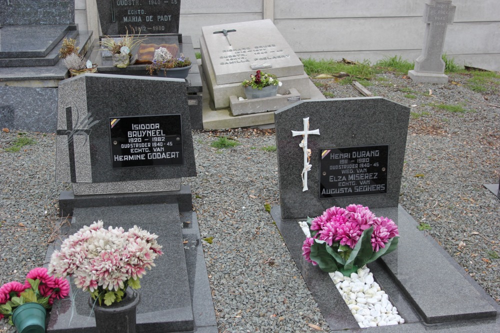 Belgische Graven Oudstrijders Viane Begraafplaats #5