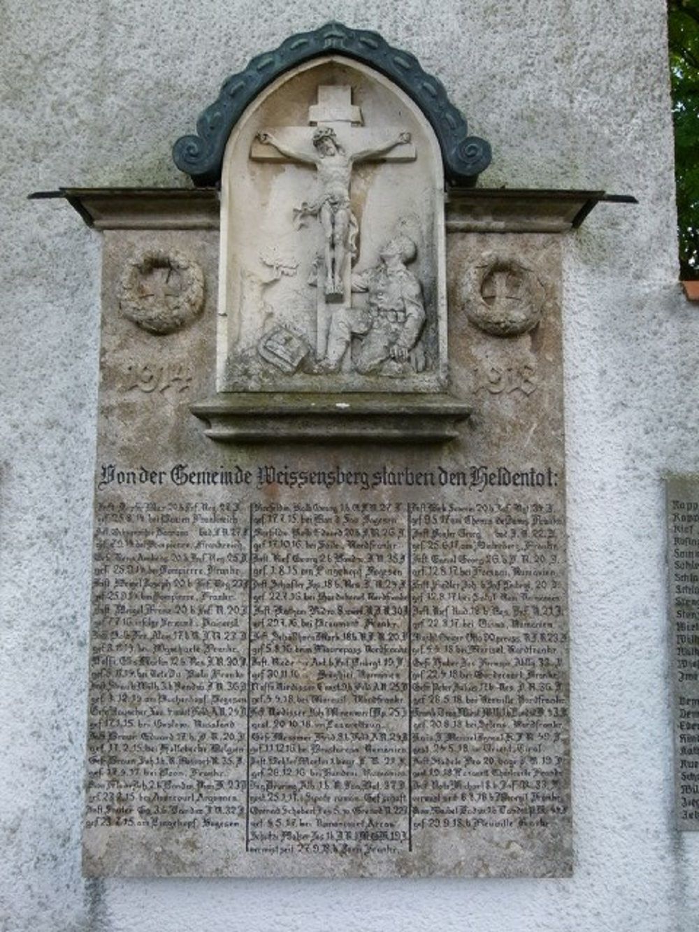 Oorlogsmonument Weißensberg #3