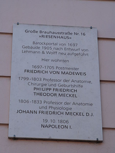 Memorial Große Brauhausstraße 16 #1