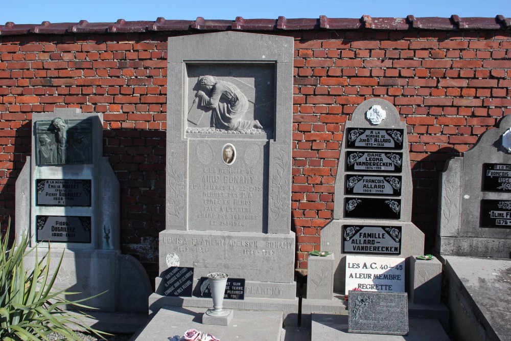 Belgisch Oorlogsgraf Isières