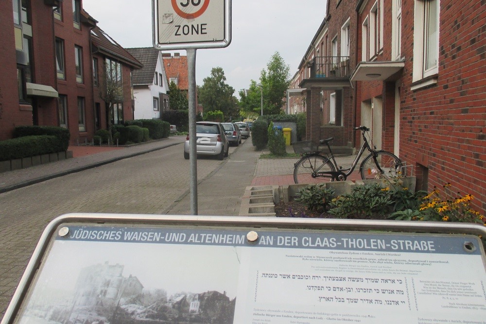 Information Sign Jewish Orphan and Retirement Home #5