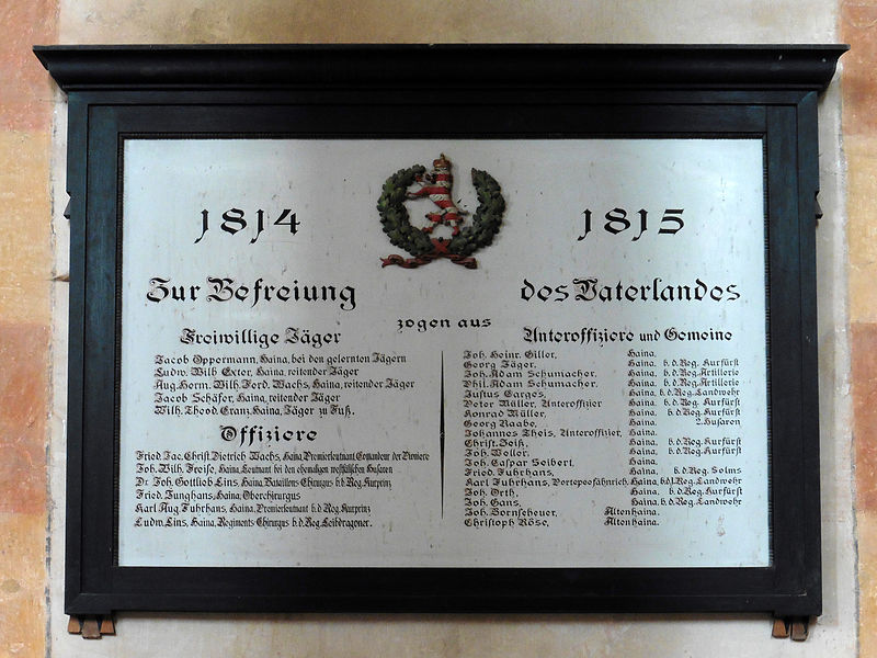 Memorials Klosterkirche Haina #2