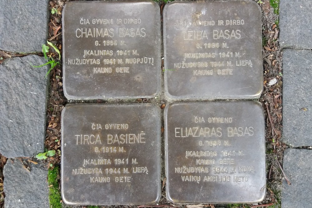 Stolpersteine Vilniaus gatvė 45 #1