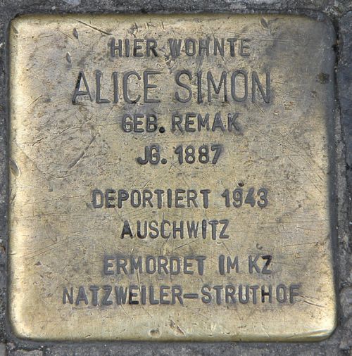 Stumbling Stone Joachimstaler Straße 12 #1