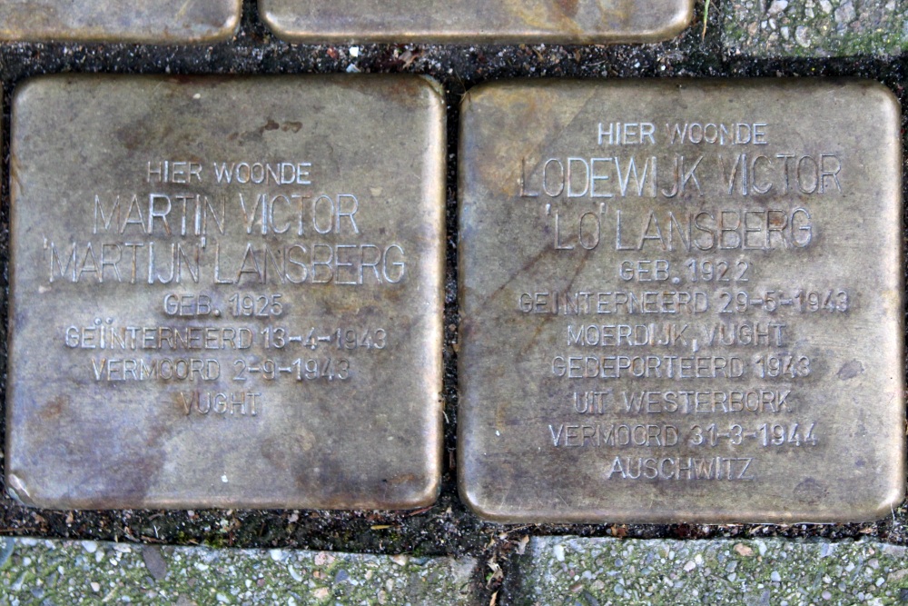 Stumbling Stones Piet Heinstraat 62A #4